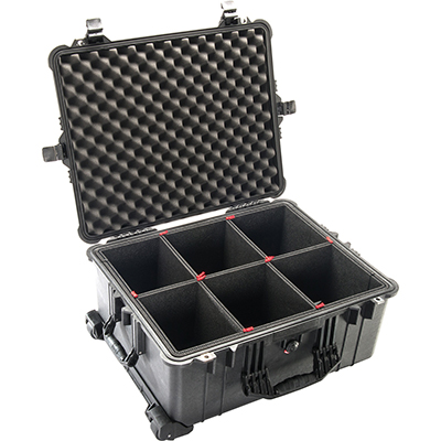 pelican 1610tp trekpack camera case divider system waterproof cases