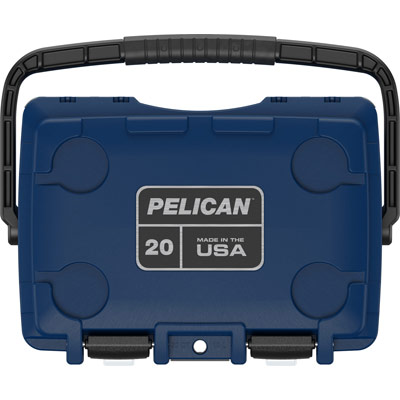 pelican 20qt american flag cooler red white blue