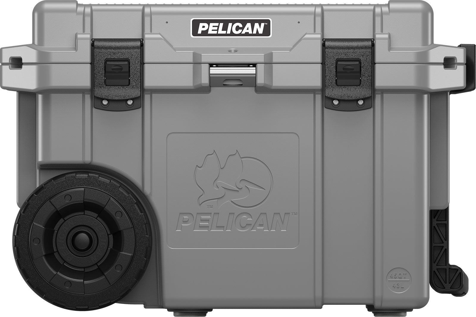 pelican 45qw cooler gray wheeled coolers