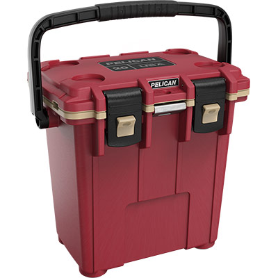 pelican canyon red 20qt overland cooler