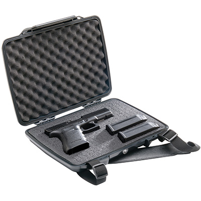 P1075 pelican hard pistol gun waterproof case