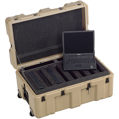 pelican military army laptop plastic case