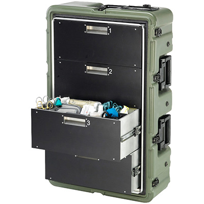 472 MEDCHEST3 4D pelican military mobile medical cabinet