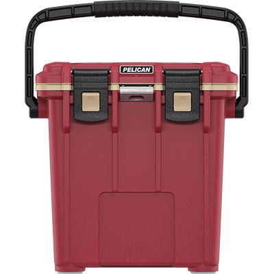 pelican overloand cooler 20qt canyon red
