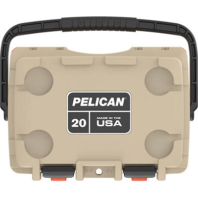 pelican tan elite cooler made in usa coolers