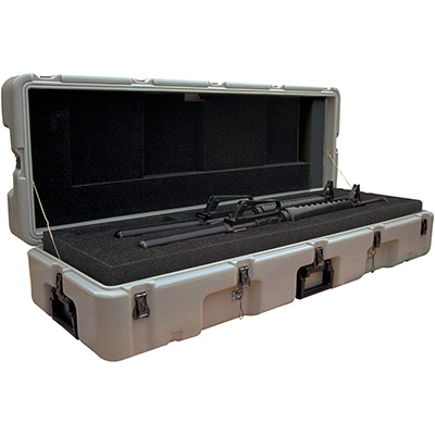 472 M16 2 pelican usa military dual m16 rifle case