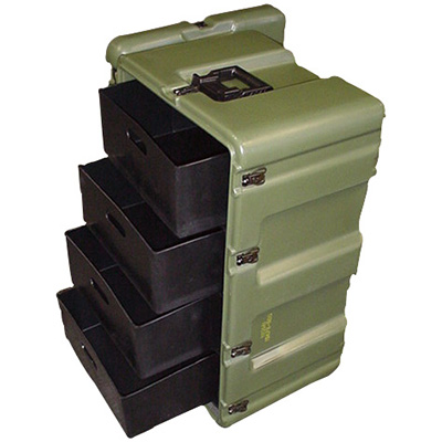 472 MED 4 DRAWER pelican usa military medical cabinet