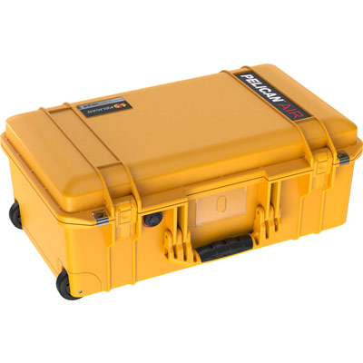 pelican yellow carry on case rolling cases